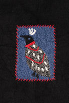 Vintage Black Sigrid Olsen Ugly Christmas Vest (1990s)