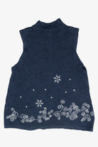 Chilly Snowman Vintage Halloween Sweater Vest (2010s)