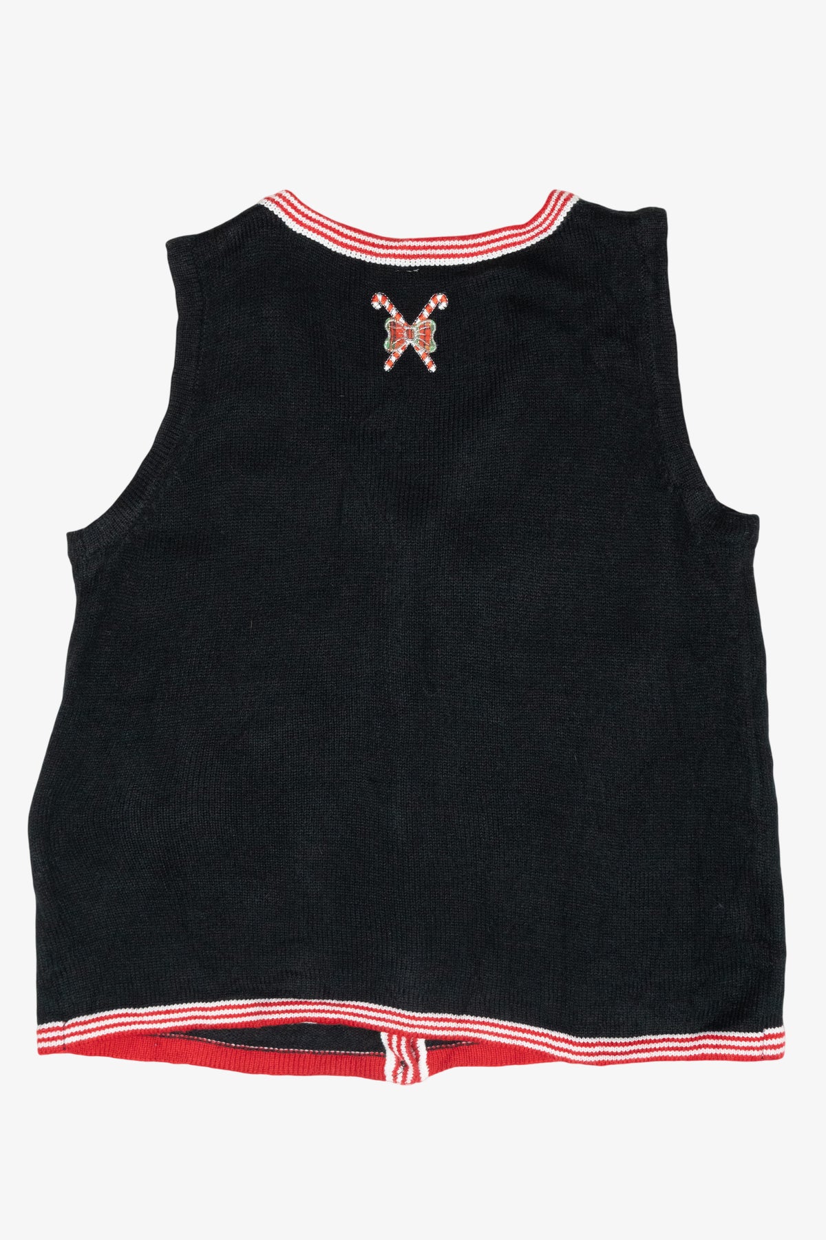 Jolly Snowman Vintage Ugly Christmas Sweater Vest (2000s)