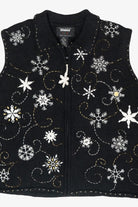 Snowflakes Vintage Ugly Christmas Sweater Vest (2000s)