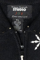 Snowflakes Vintage Ugly Christmas Sweater Vest (2000s)