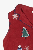 Cozy Snowman Vintage Ugly Christmas Sweater Vest (1990s)