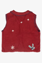 Cozy Snowman Vintage Ugly Christmas Sweater Vest (1990s)