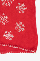Snowflakes Vintage Ugly Christmas Sweater Vest (2000s)