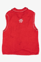 Snowflakes Vintage Ugly Christmas Sweater Vest (2000s)