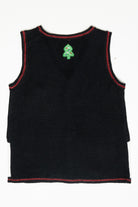 Gingerbread House Vintage Ugly Christmas Sweater Vest (2000s)