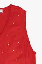Snowmen Vintage Ugly Christmas Sweater Vest (1990s)