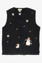 Snowman's Pet Vintage Ugly Christmas Sweater Vest (1990s)