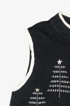 Santa Tree Hunt Vintage Ugly Christmas Sweater Vest (2000s)