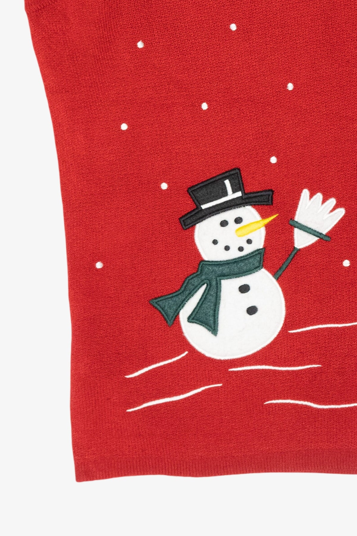 Snowmen Vintage Ugly Christmas Sweater Vest (2000s)