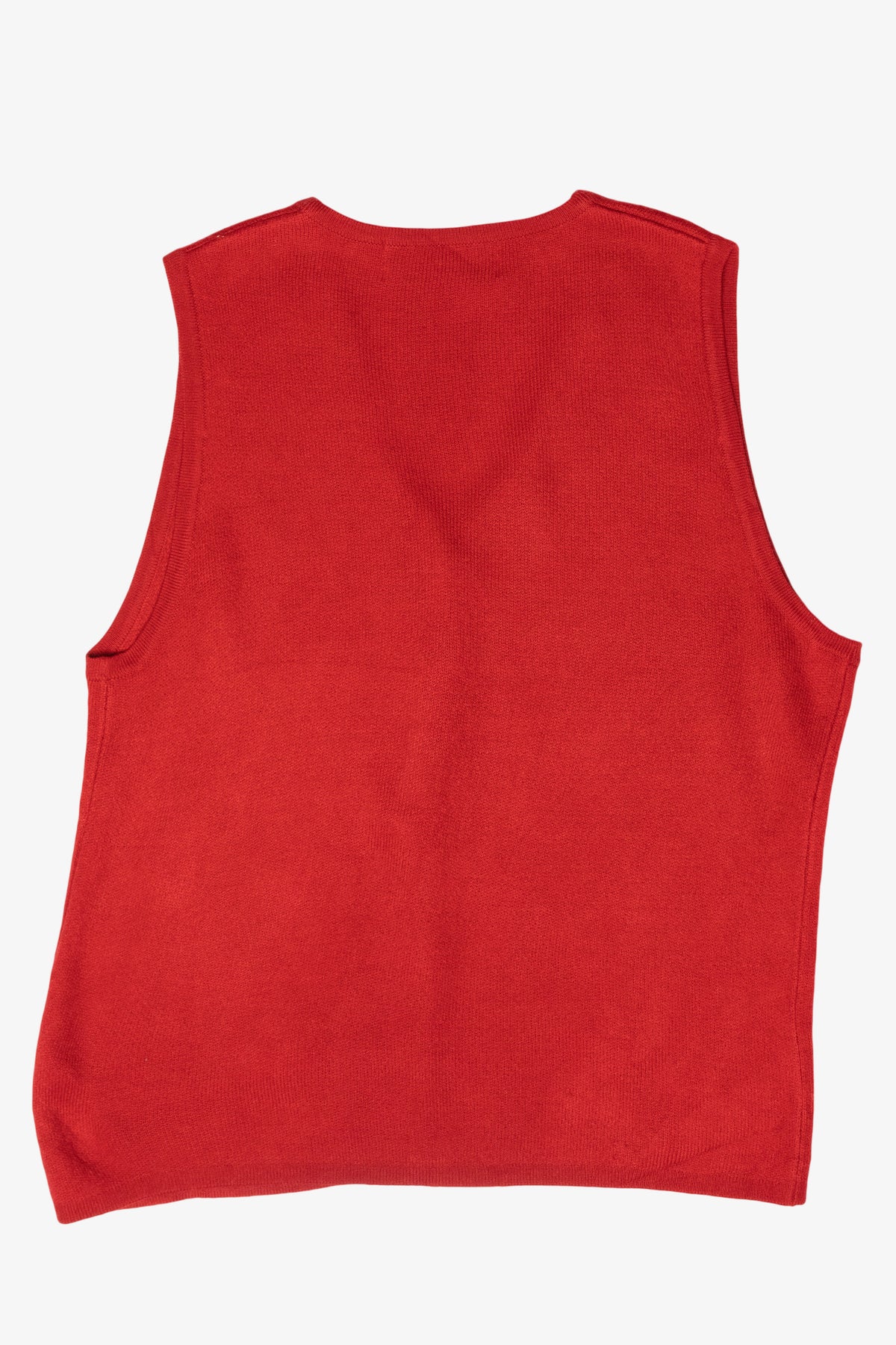 Snowmen Vintage Ugly Christmas Sweater Vest (2000s)