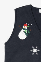 Snowmen Vintage Ugly Christmas Sweater Vest (2000s) 