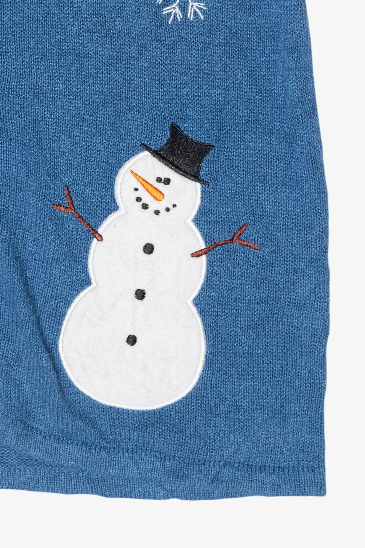 Silly Snowman Vintage Ugly Christmas Sweater Vest (2000s)