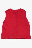 Animal Print Santas Vintage Ugly Christmas Sweater Vest (2000s)