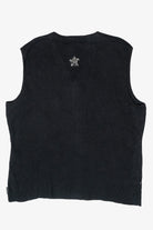 Windy Snowman Vintage Ugly Christmas Sweater Vest (2000s)
