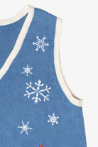 Mittens & Skates Vintage Ugly Christmas Sweater Vest (2000s)