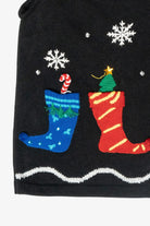 Stockings Vintage Ugly Christmas Sweater Vest (2000s)