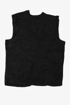 Vintage Black Marisa Christina Wreaths Ugly Christmas Vest (1990s)