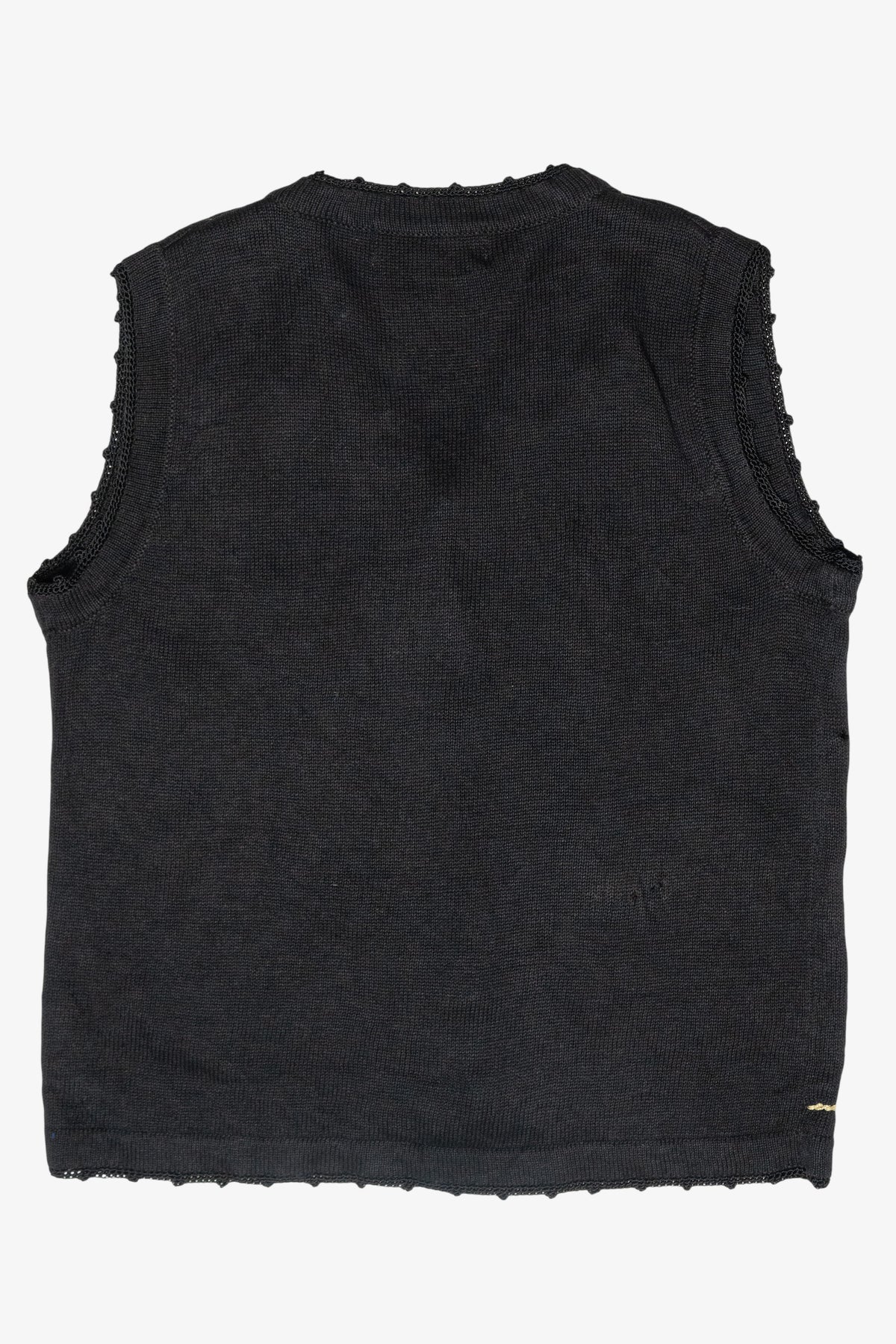 Holly Vintage Ugly Christmas Sweater Vest (1990s)