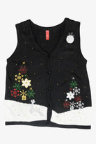 Reindeer Vintage Ugly Christmas Sweater Vest (2000s)