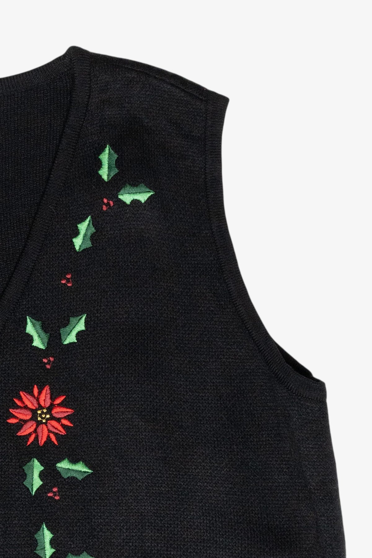 Holly Vintage Ugly Christmas Sweater Vest (2000s)