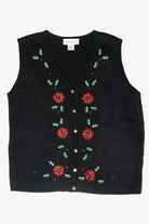 Holly Vintage Ugly Christmas Sweater Vest (2000s)