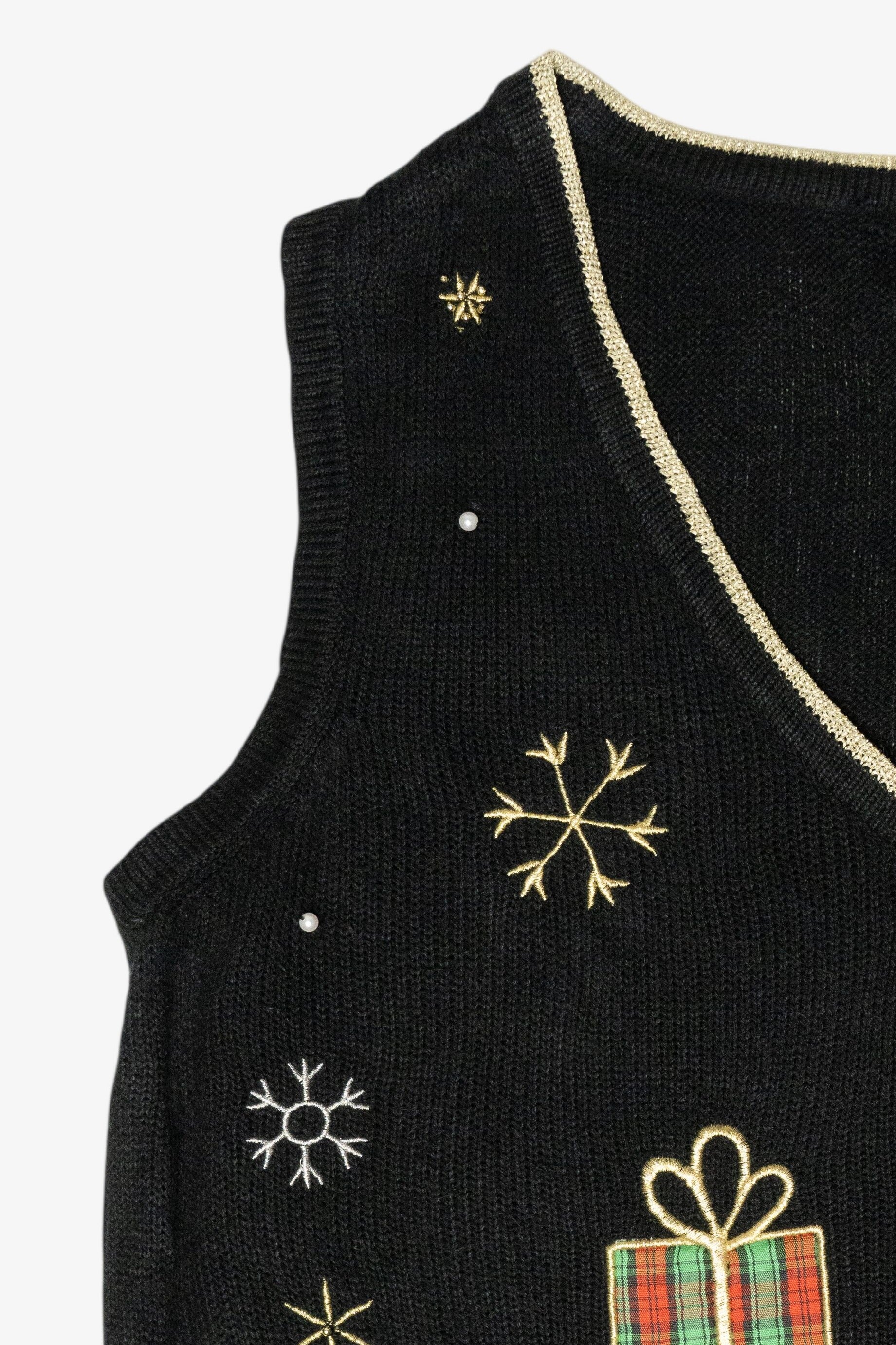 Gifts Vintage Ugly Christmas Sweater Vest (2000s)