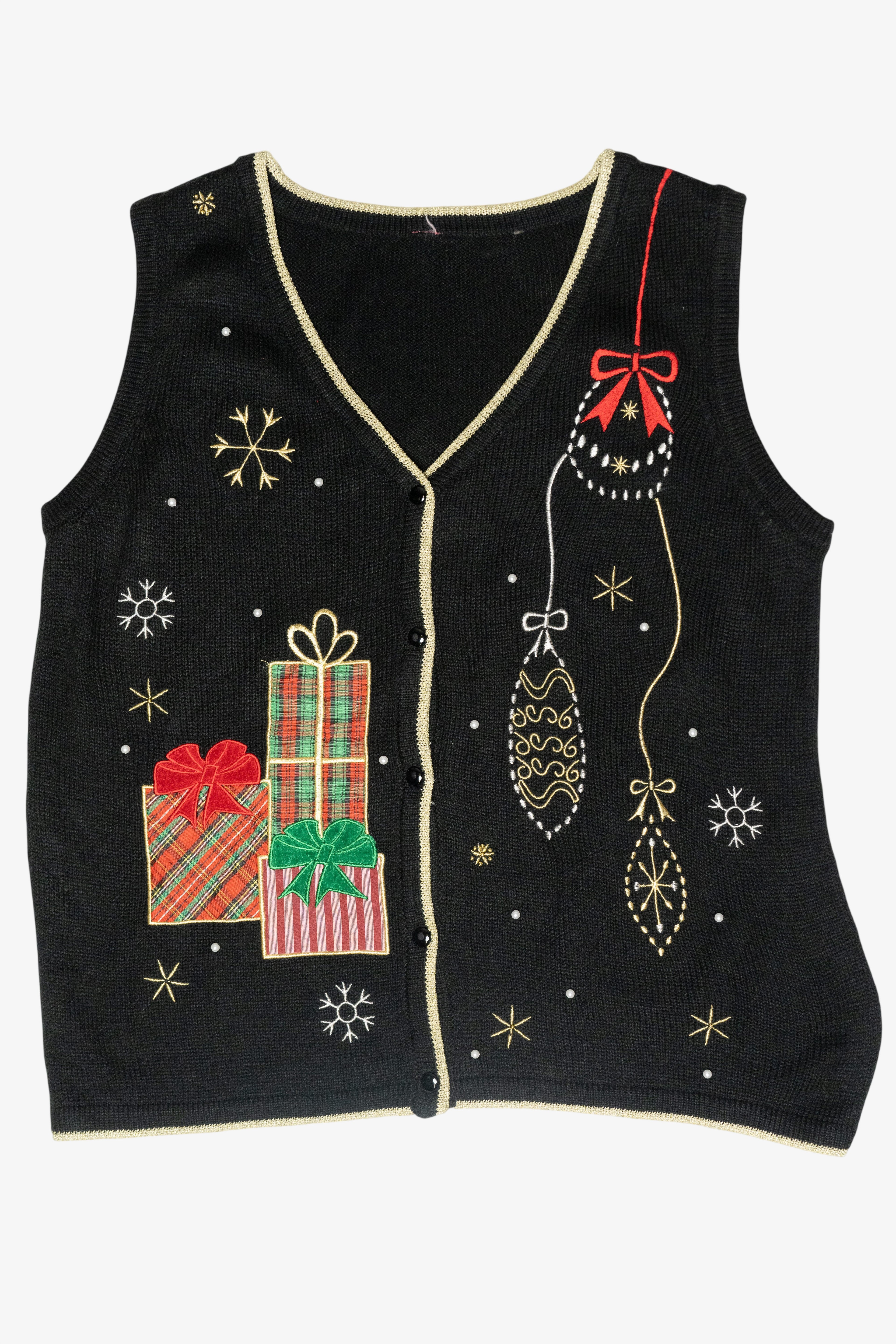 Presents Vintage Ugly Christmas Vest (2000s)