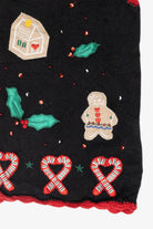 Gingerbread Cookies Vintage Ugly Christmas Sweater Vest (1990s)