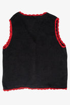 Gingerbread Cookies Vintage Ugly Christmas Sweater Vest (1990s)