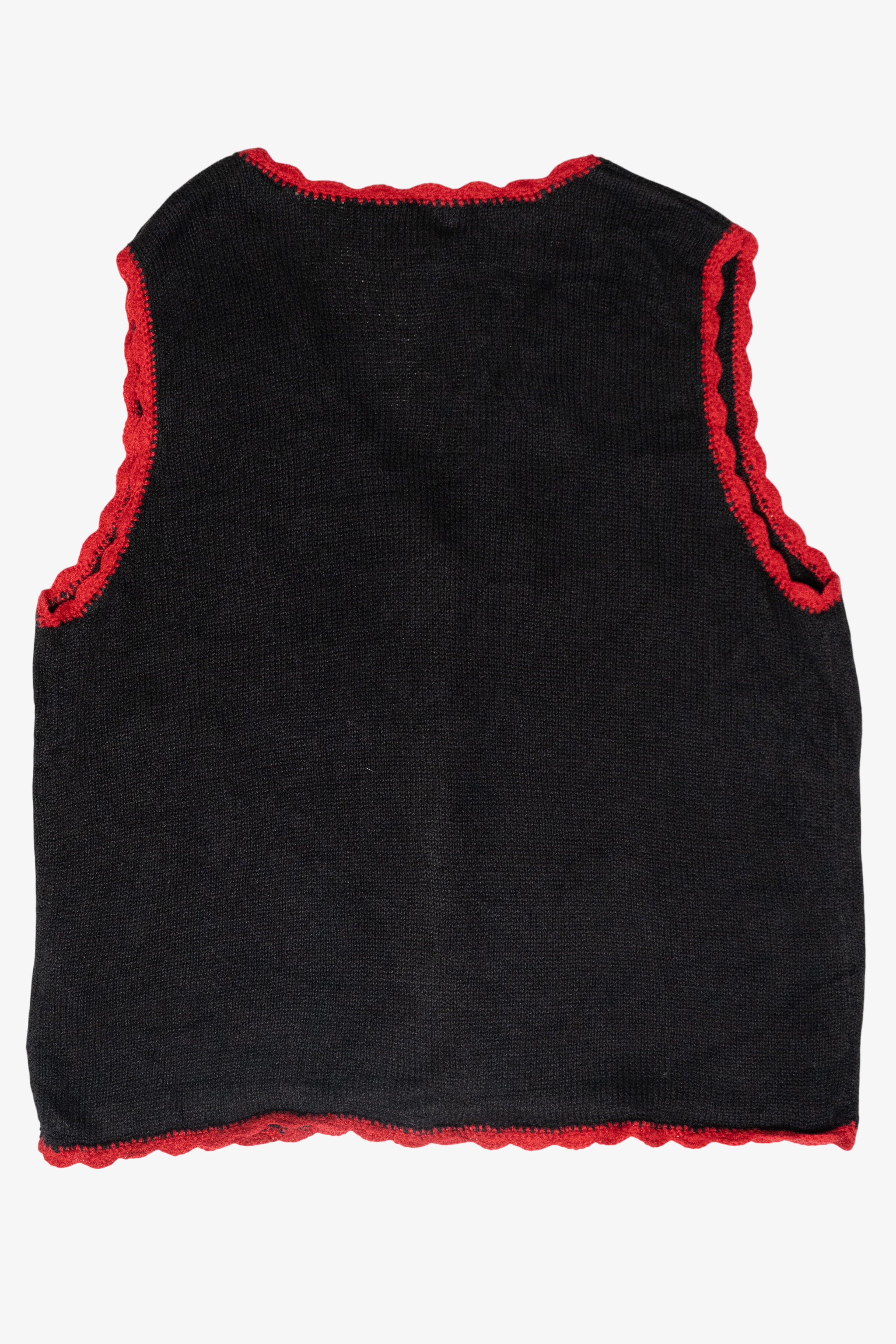 Gingerbread Cookies Vintage Ugly Christmas Sweater Vest (1990s)