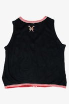 Candy Cane Stripe Snowmen Vintage Ugly Christmas Sweater Vest (2000s)