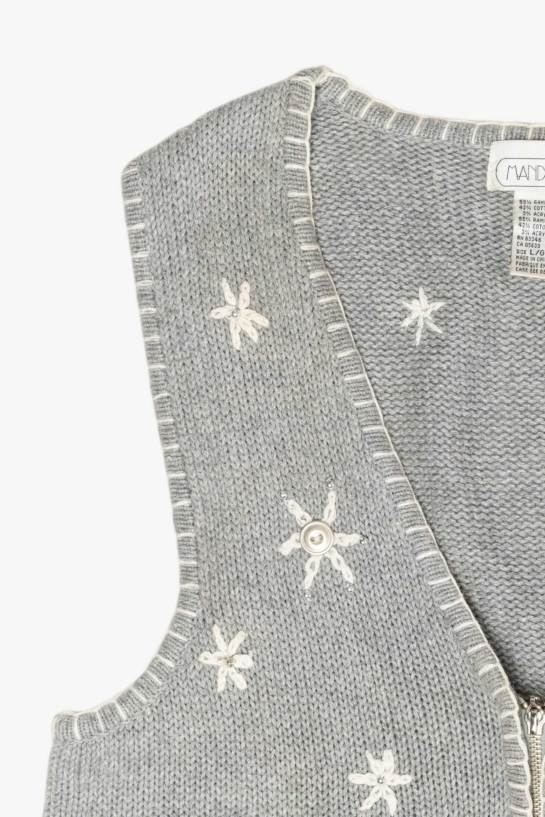 Cozy Snowmen Vintage Ugly Christmas Sweater Vest (1990s)