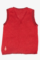 Snowmen Family Vintage Ugly Christmas Sweater Vest (2000s)