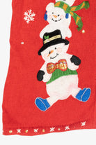 Silly Snowmen Vintage Ugly Christmas Sweater Vest (2000s)