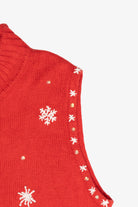 Silly Snowmen Vintage Ugly Christmas Sweater Vest (2000s)