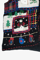 Snowman Fun Vintage Ugly Christmas Sweater Vest (2000s)