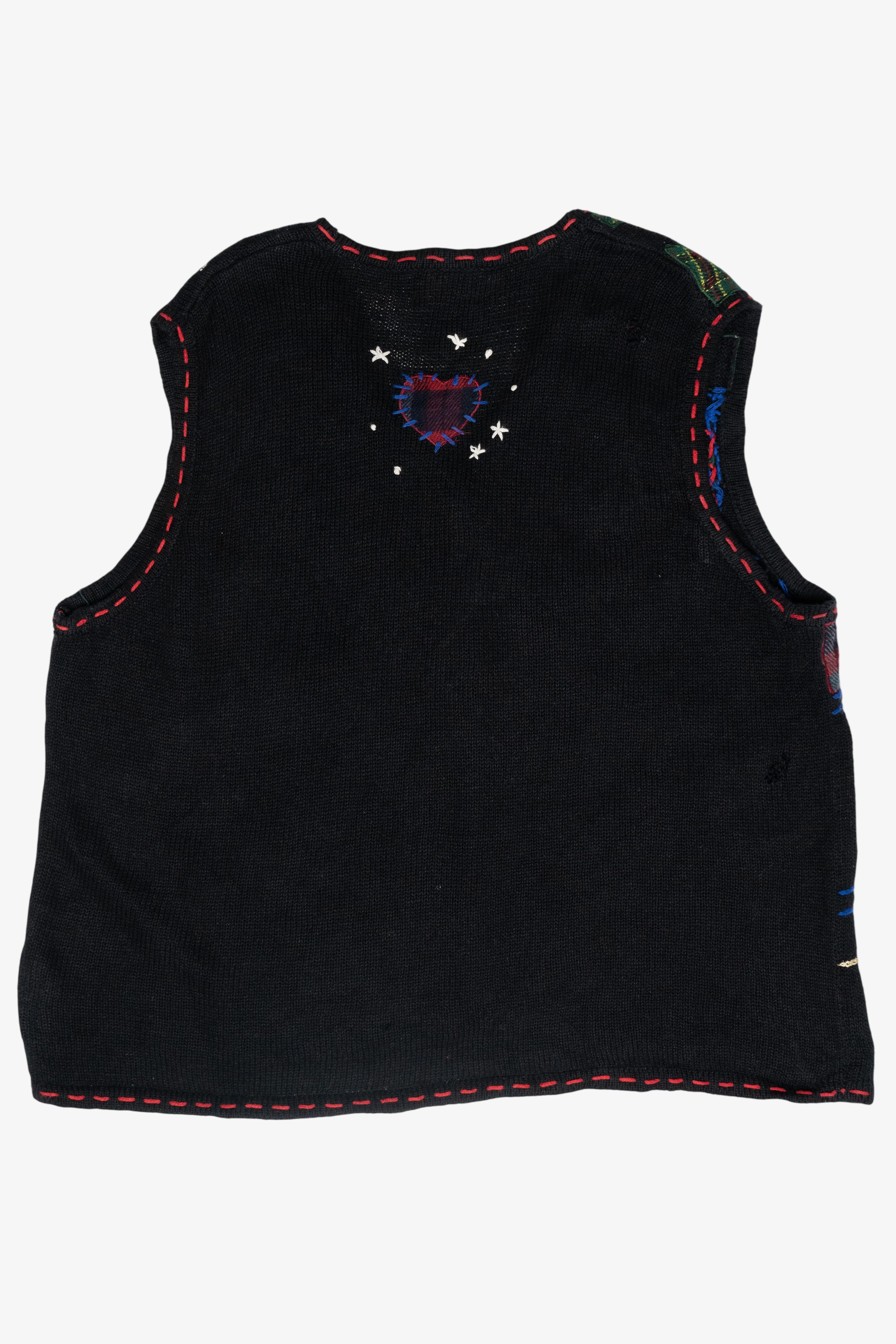 Snowman Fun Vintage Ugly Christmas Sweater Vest (2000s)