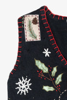 Cozy Cardinals Vintage Ugly Christmas Sweater Vest (1990s)
