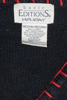 Cozy Cardinals Vintage Ugly Christmas Sweater Vest (1990s)