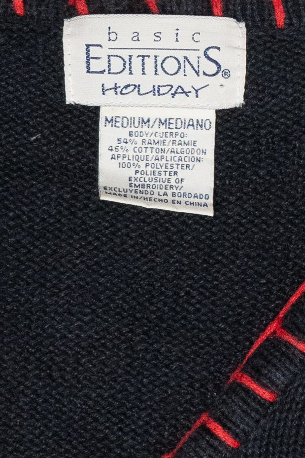 Cozy Cardinals Vintage Ugly Christmas Sweater Vest (1990s)
