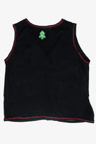 Gingerbread House Vintage Ugly Christmas Sweater Vest (2000s)