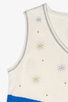 Jolly Polar Bear Vintage Ugly Christmas Sweater Vest (2000s)