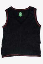 Gingerbread House Vintage Ugly Christmas Sweater Vest (2000s)