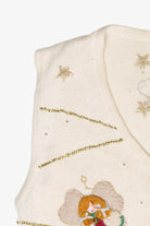 Angels Clouds Vintage Ugly Christmas Sweater Vest (1990s)