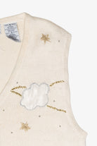 Angels Clouds Vintage Ugly Christmas Sweater Vest (1990s)