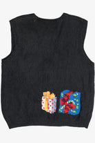 Vintage Hand Knit Presents Ugly Christmas Vest (1980s)