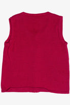 Red Snowman Ugly Christmas Vest (2000s)