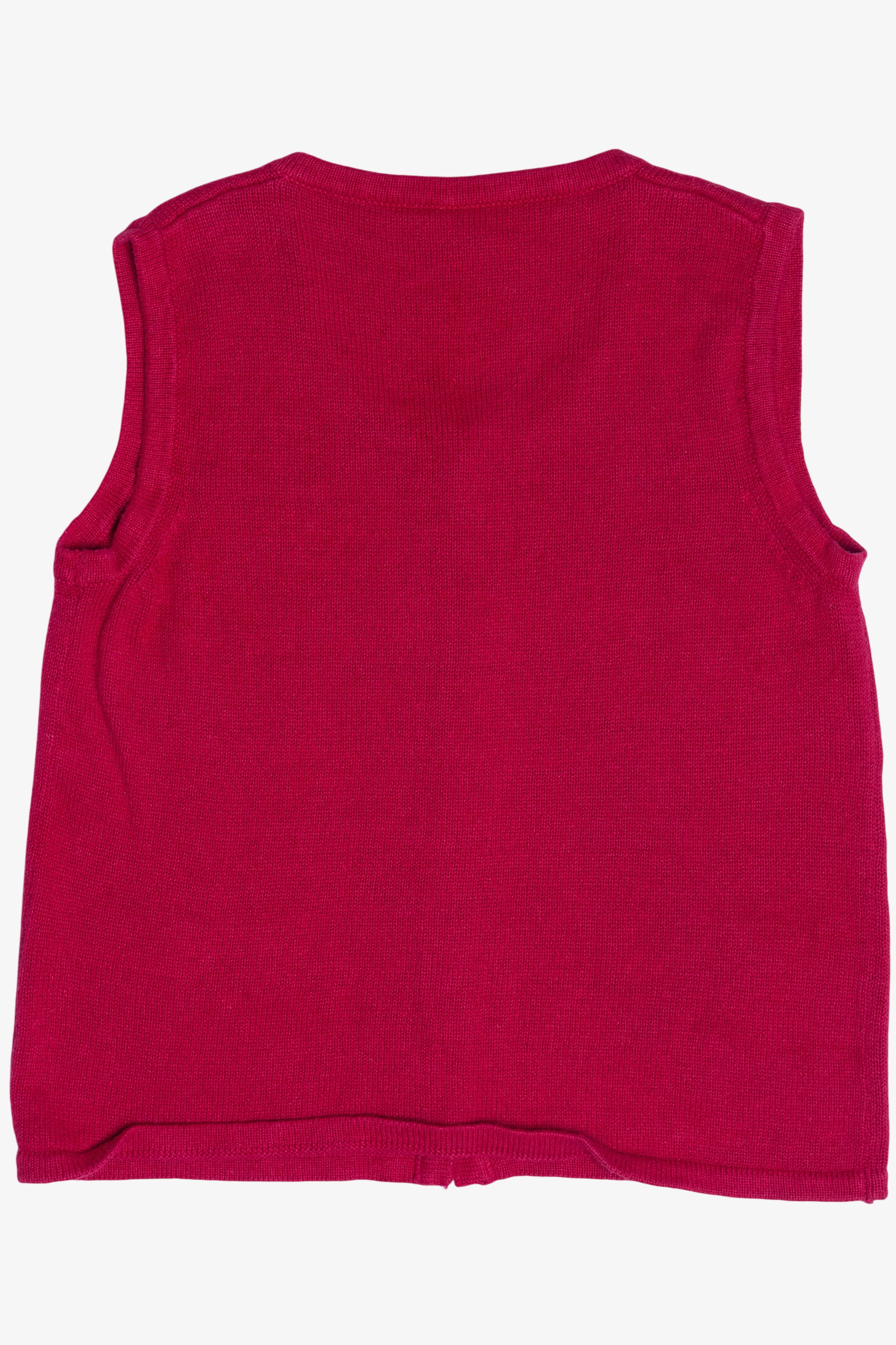 Red Snowman Ugly Christmas Vest (2000s)