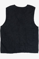 Vintage Cardinals & Poinsettias Ugly Christmas Vest (1990s)
